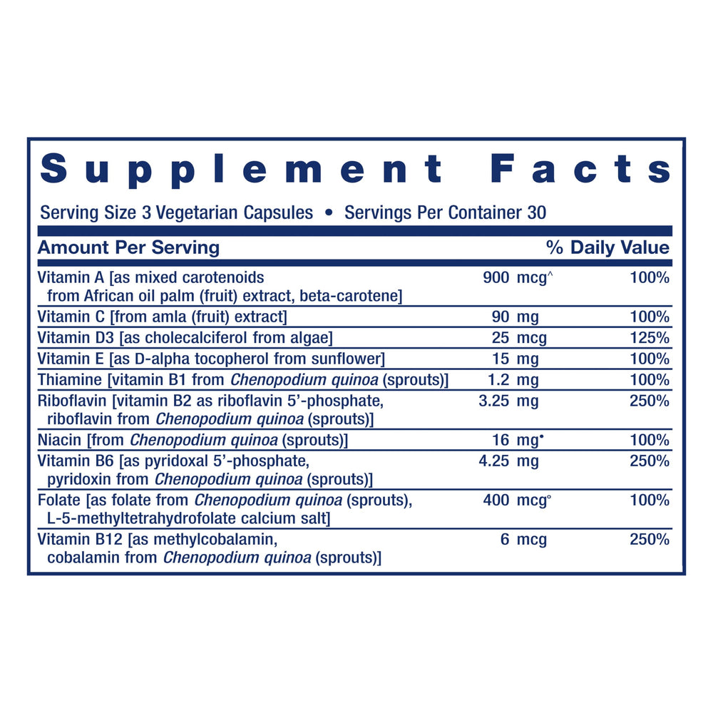 Minerals supporting bone health in the multivitamin