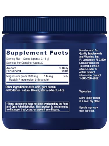 Close-up of Neuro-Mag Tropical Punch label