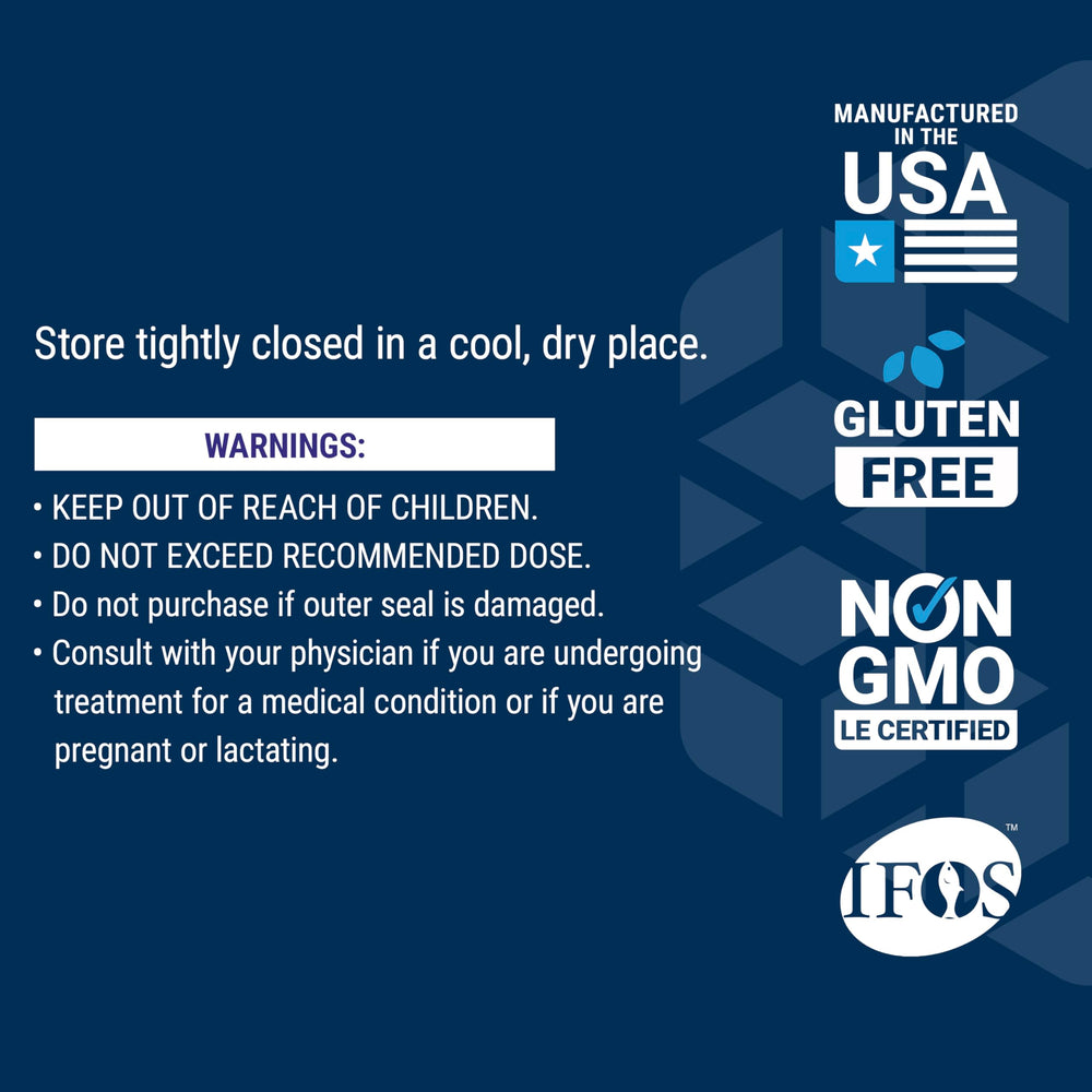 Gluten-free claim on Life Extension Omega-3 packaging