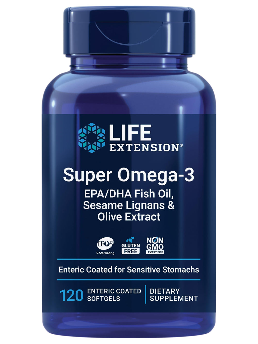 Life Extension Super Omega-3 bottle front view