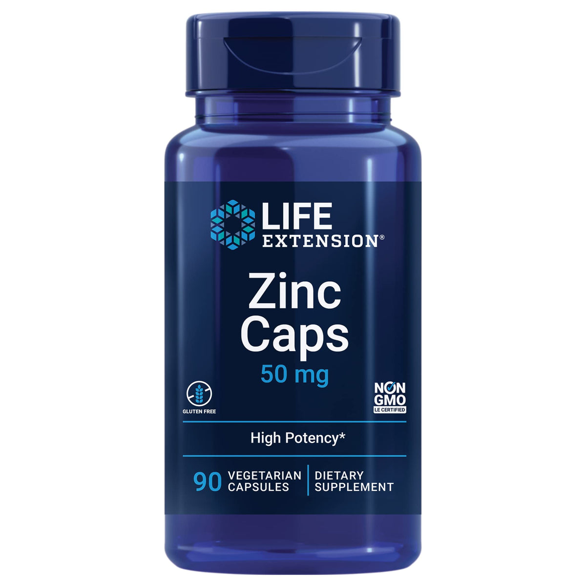 Life Extension One-Per-Day Multivitamin with Zinc Caps front label