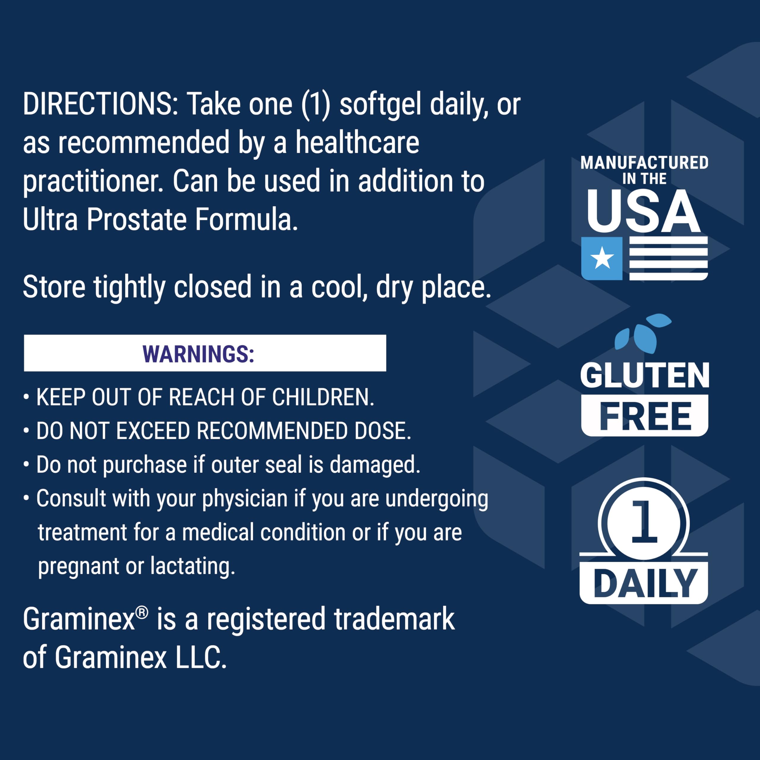Daily dosage instructions for ProstaPollen