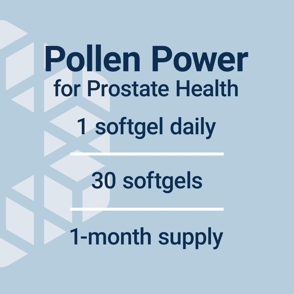 Gluten-free ProstaPollen softgels packaging