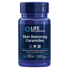 Life Extension Skin Restoring Ceramides bottle with Wheat Oil Extract label