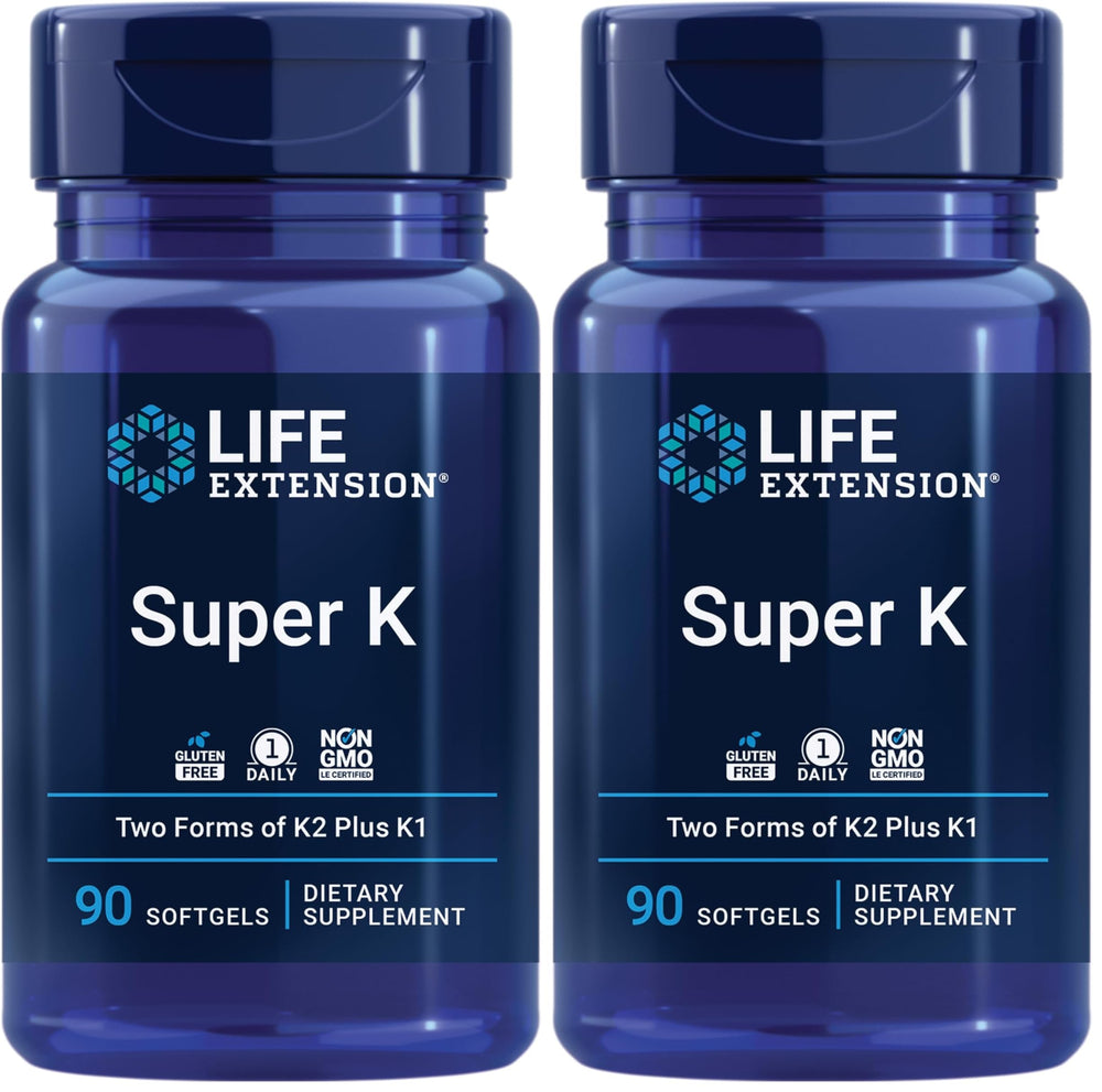 Life Extension Super K bottle and packaging