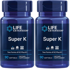 Life Extension Super K bottle and packaging