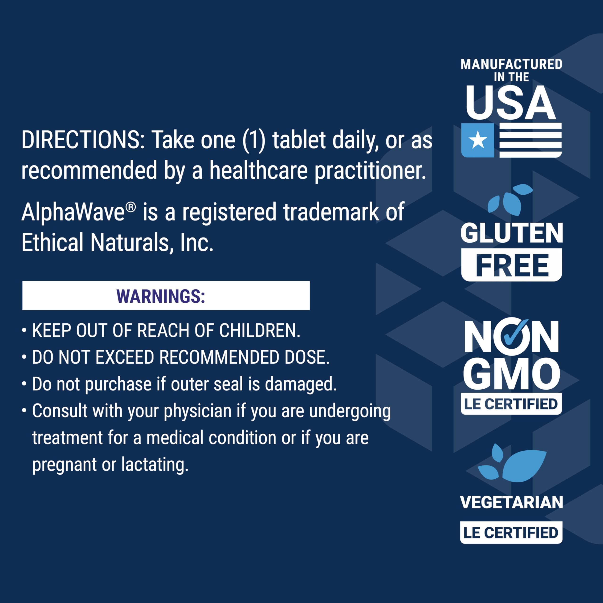 Detail highlighting non-GMO and gluten-free markings on packaging
