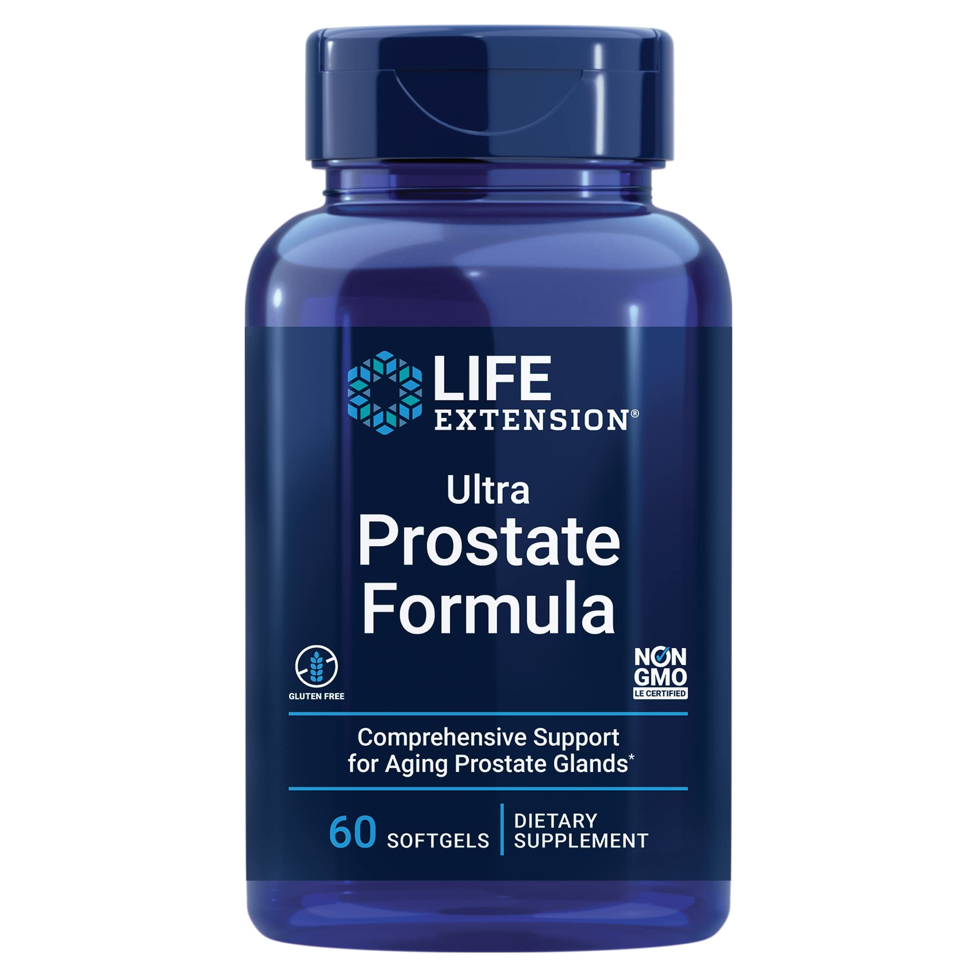 Life Extension Ultra Prostate Formula bottle on white background