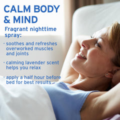 Ingredients panel showing magnesium chloride from Zechstein Seabed and lavender