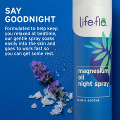 Lavender essential oil with Life-flo Magnesium Night Spray
