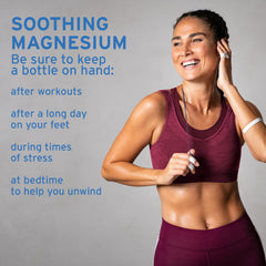 Back being treated with Life-Flo Magnesium Oil Sport Roll-On after workout