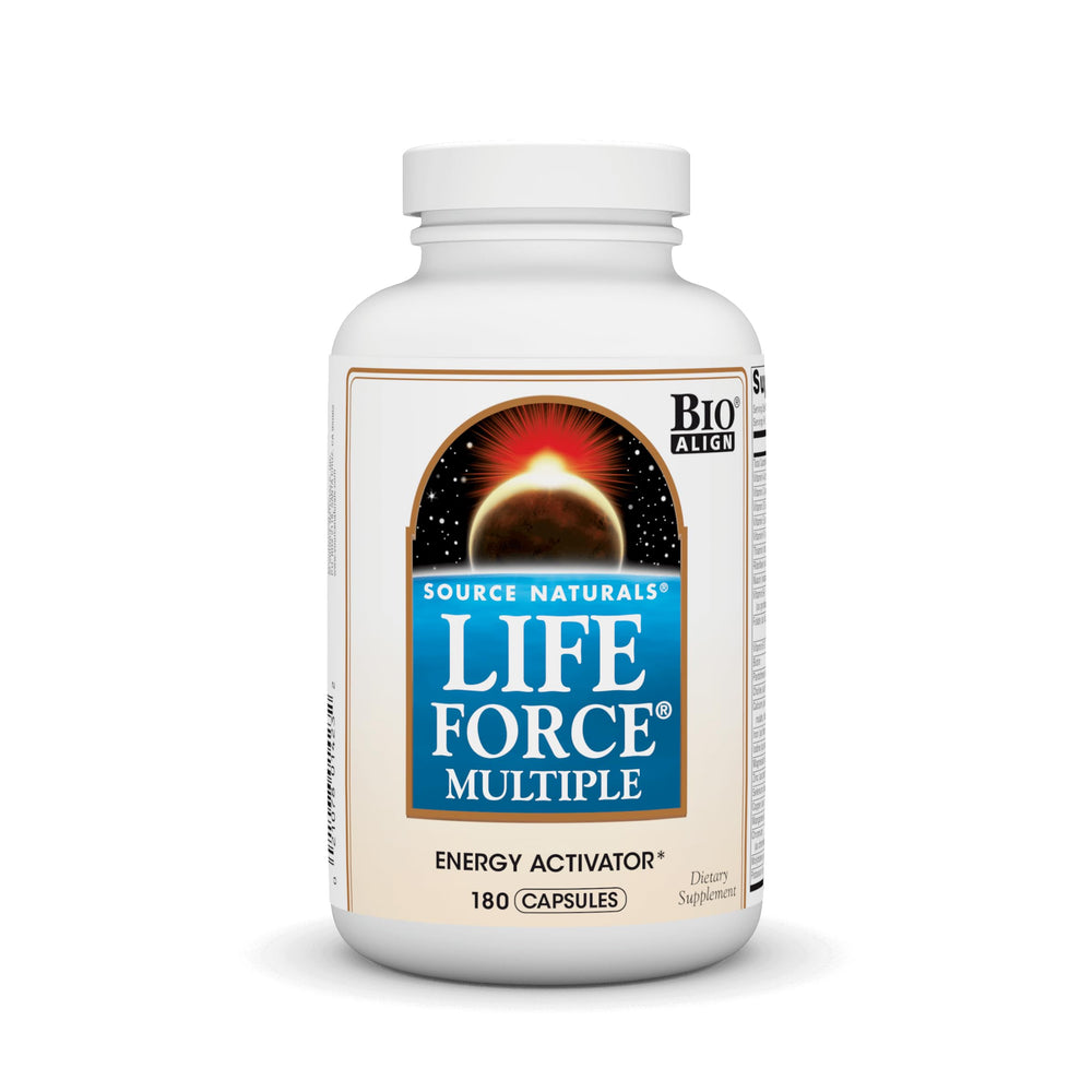 Front label of Source Naturals Life Force Multivitamin 180 capsules
