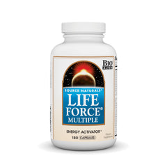 Front label of Source Naturals Life Force Multivitamin 180 capsules