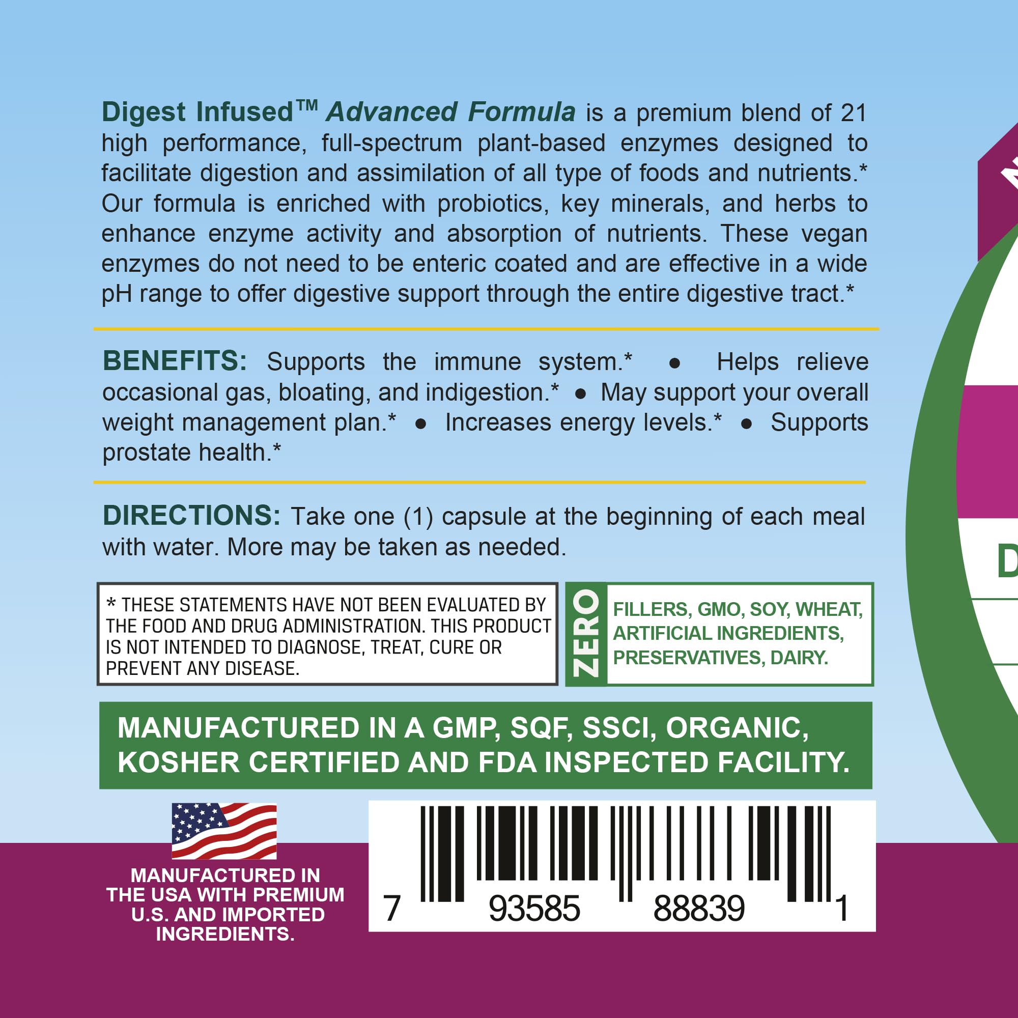 Concept image for gas and bloating relief