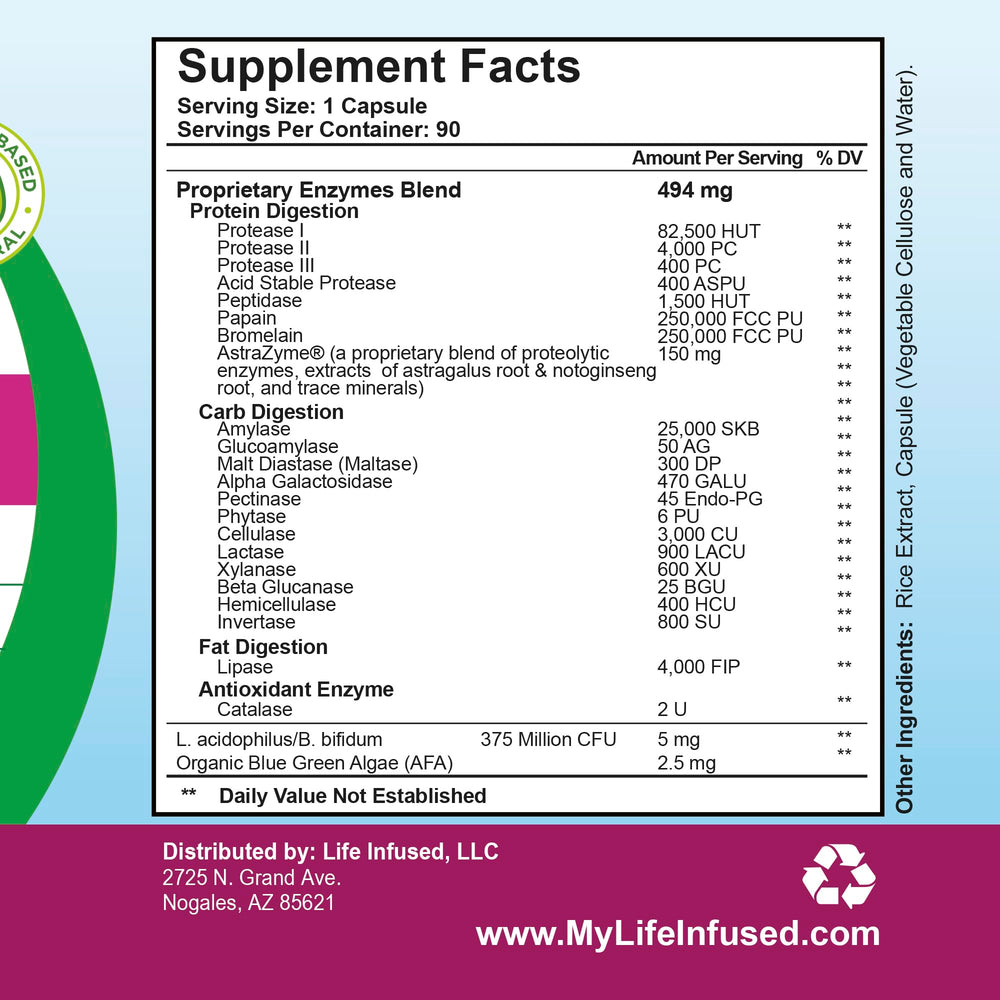 90-serving Life Infused container