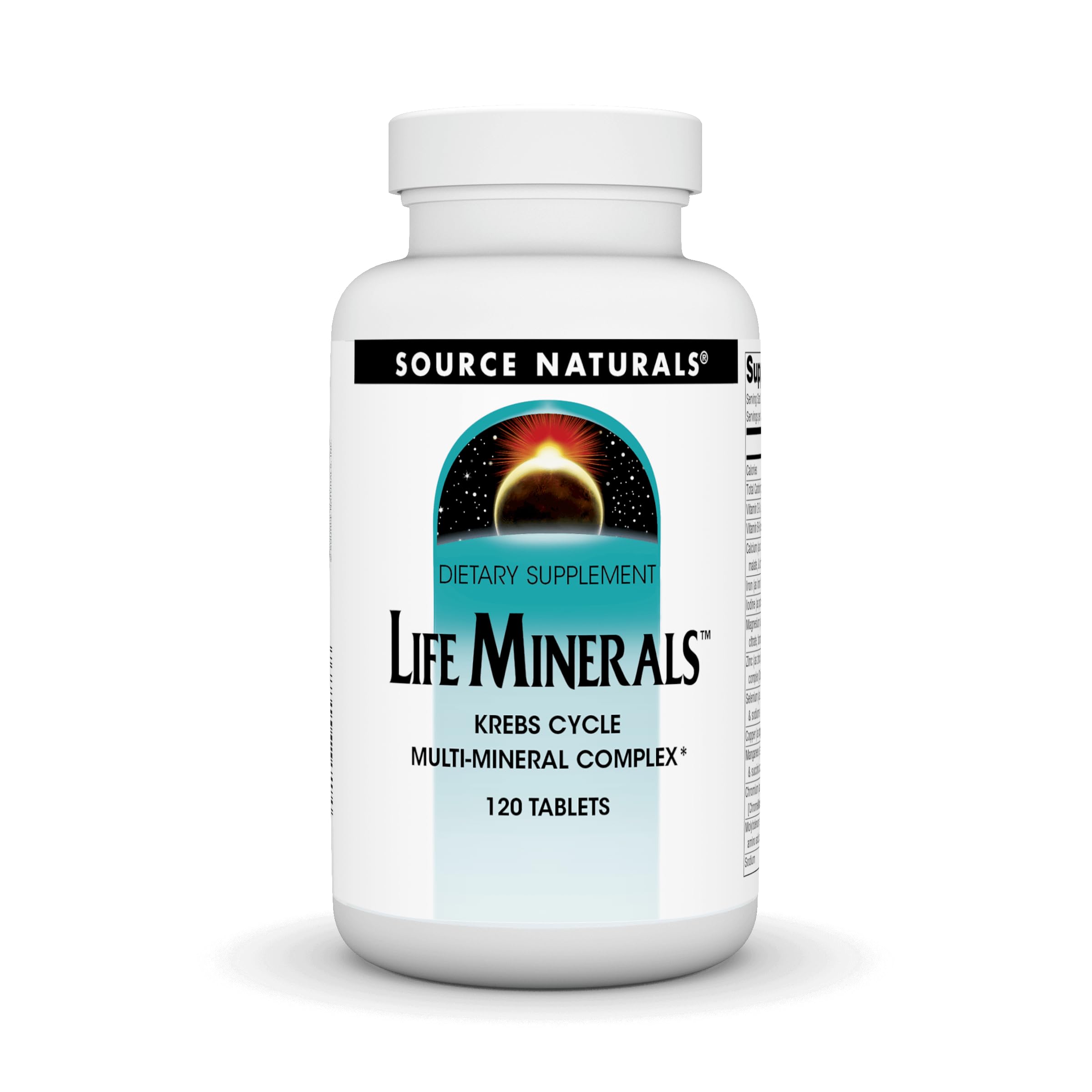 Source Naturals Life Minerals bottle front view