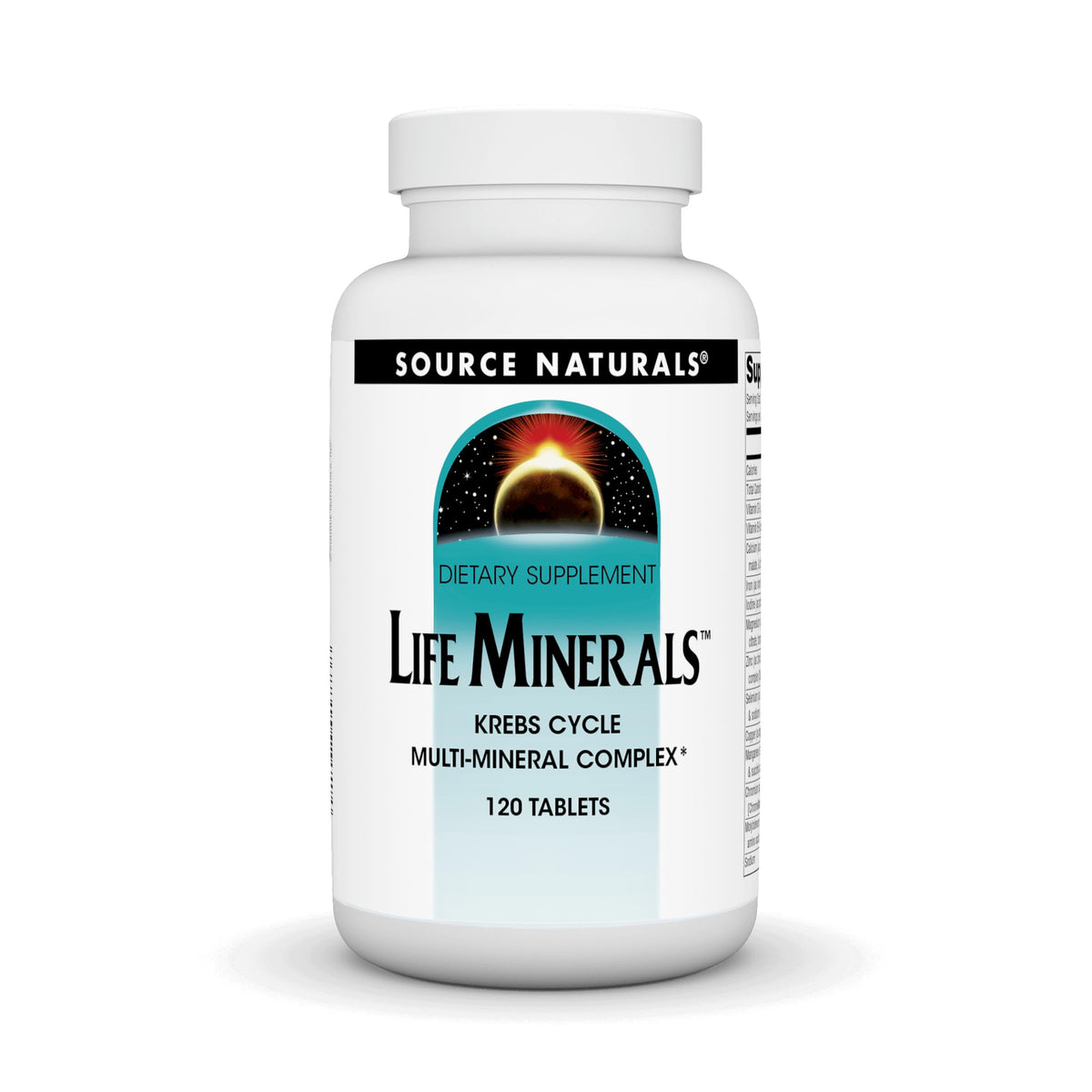Source Naturals Life Minerals bottle front view
