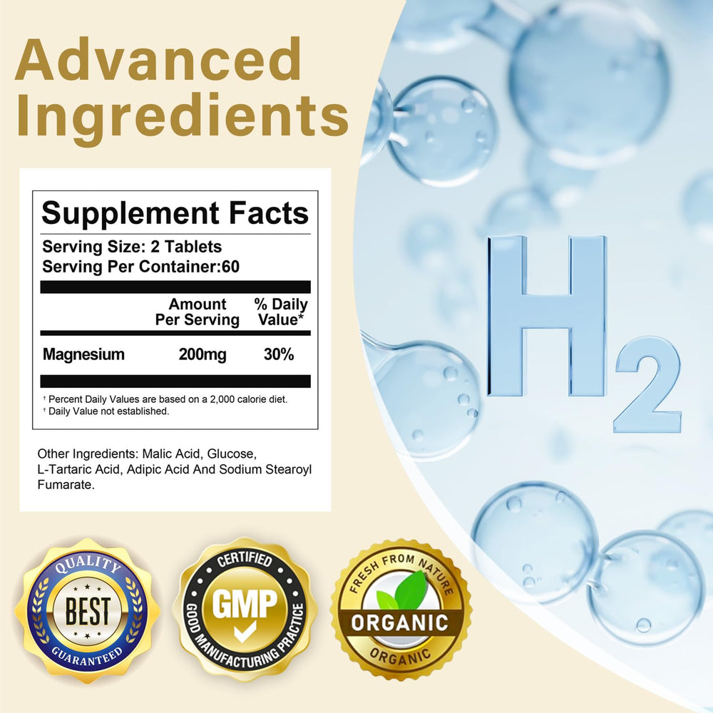 Usage: drop tablet into 12-16 oz of water