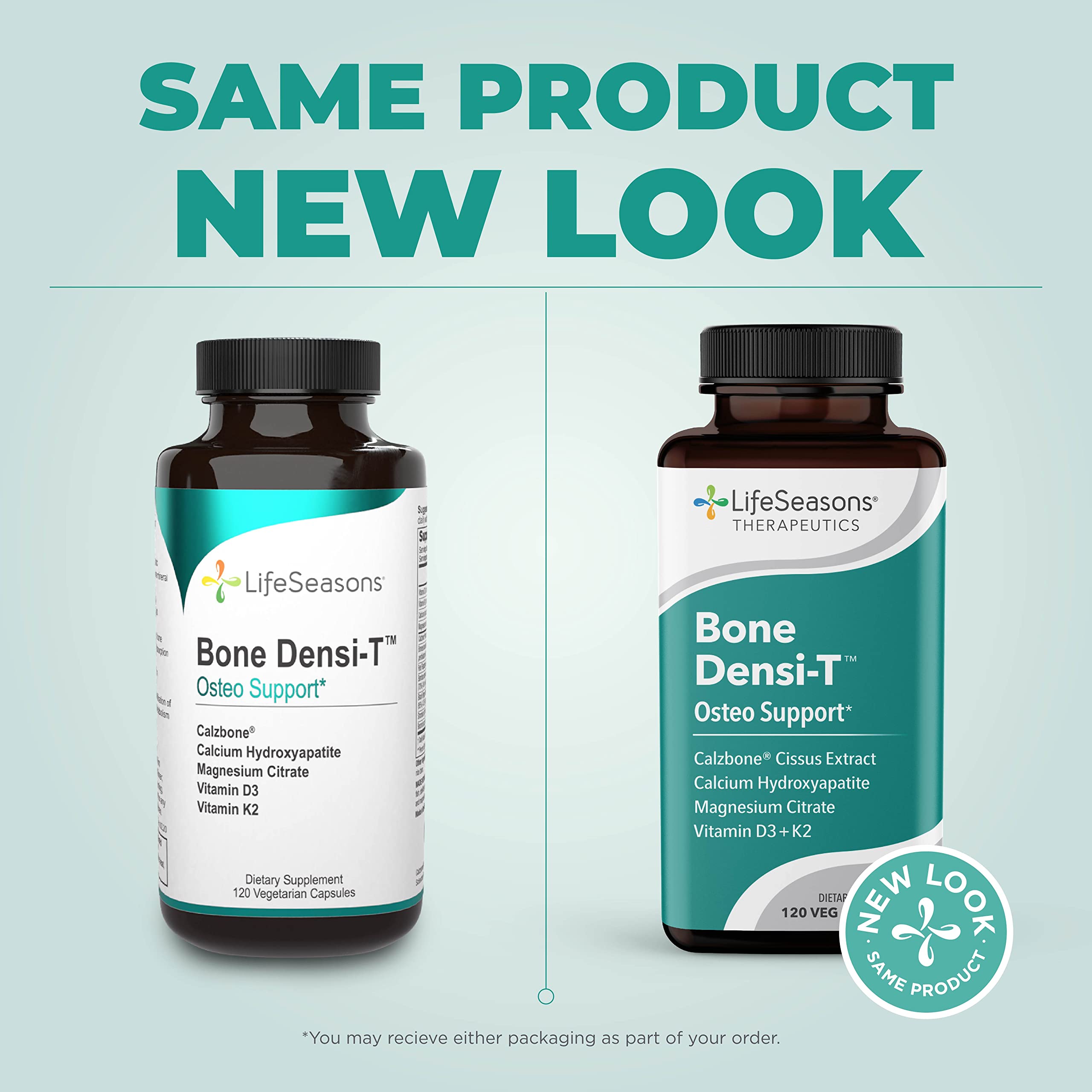 Ingredient panel highlighting clinically-tested nutrients in Bone Densi-T