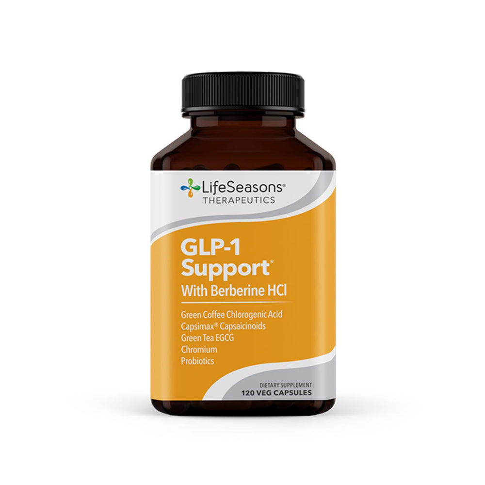 LifeSeasons GLP-1 Support bottle with 120 capsules