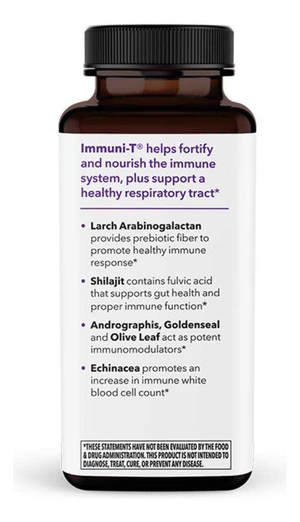 LifeSeasons Immuni-T packaging and bottle on white background