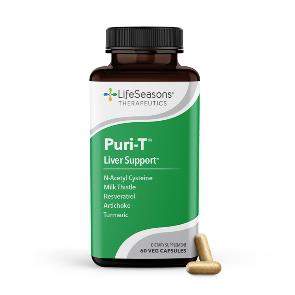 LifeSeasons Puri-T bottle and label