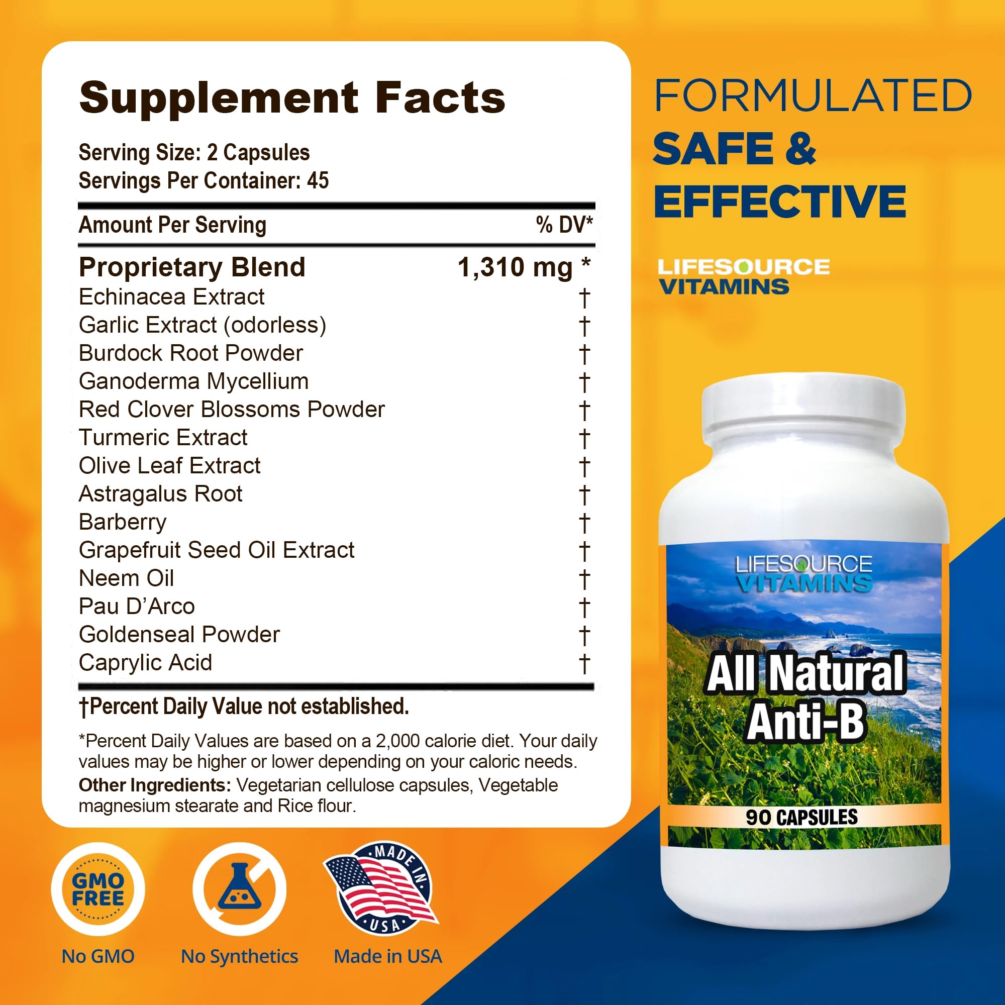 Antioxidant ingredients such as barberry and grapefruit seed oil