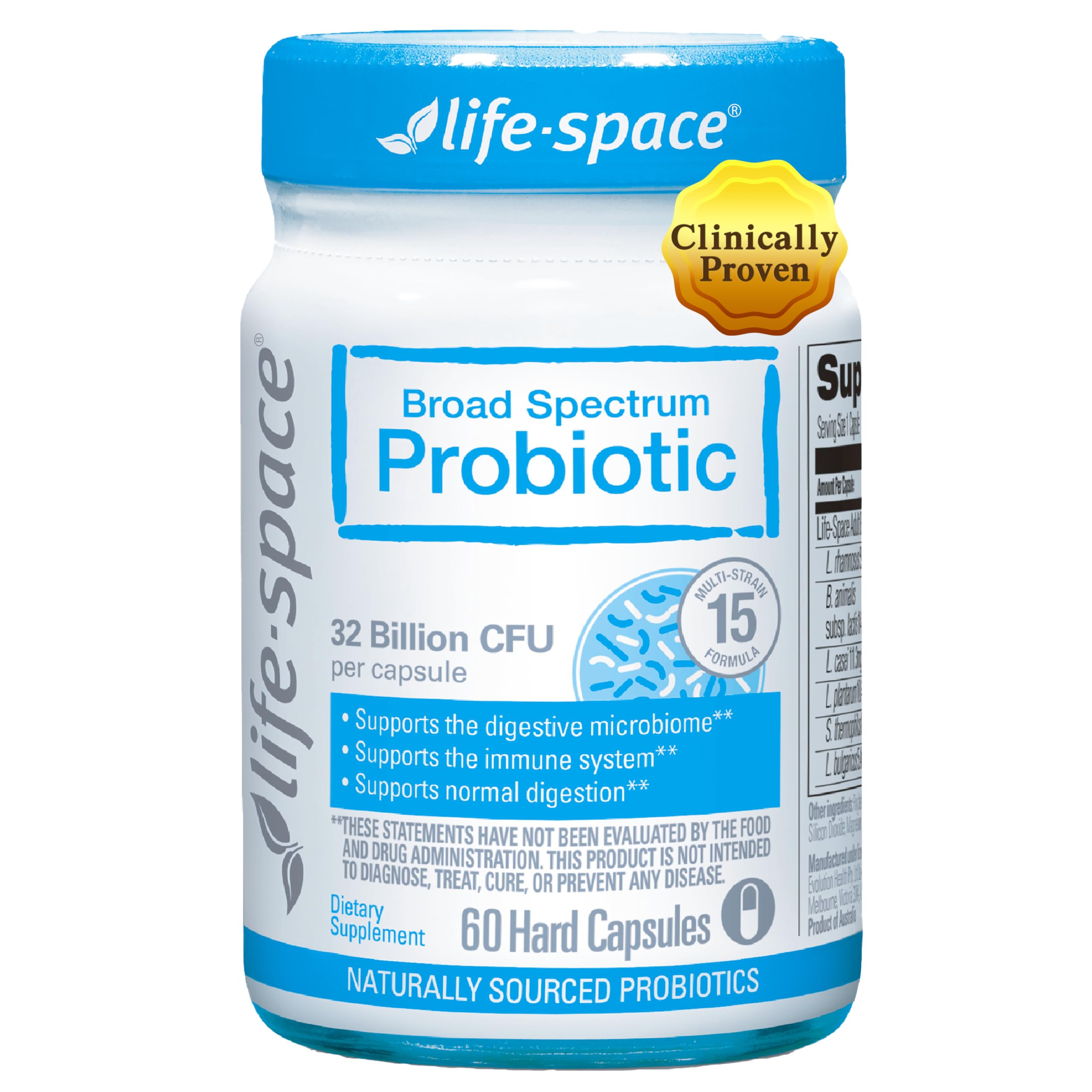 Life-Space Probiotics bottle – front view