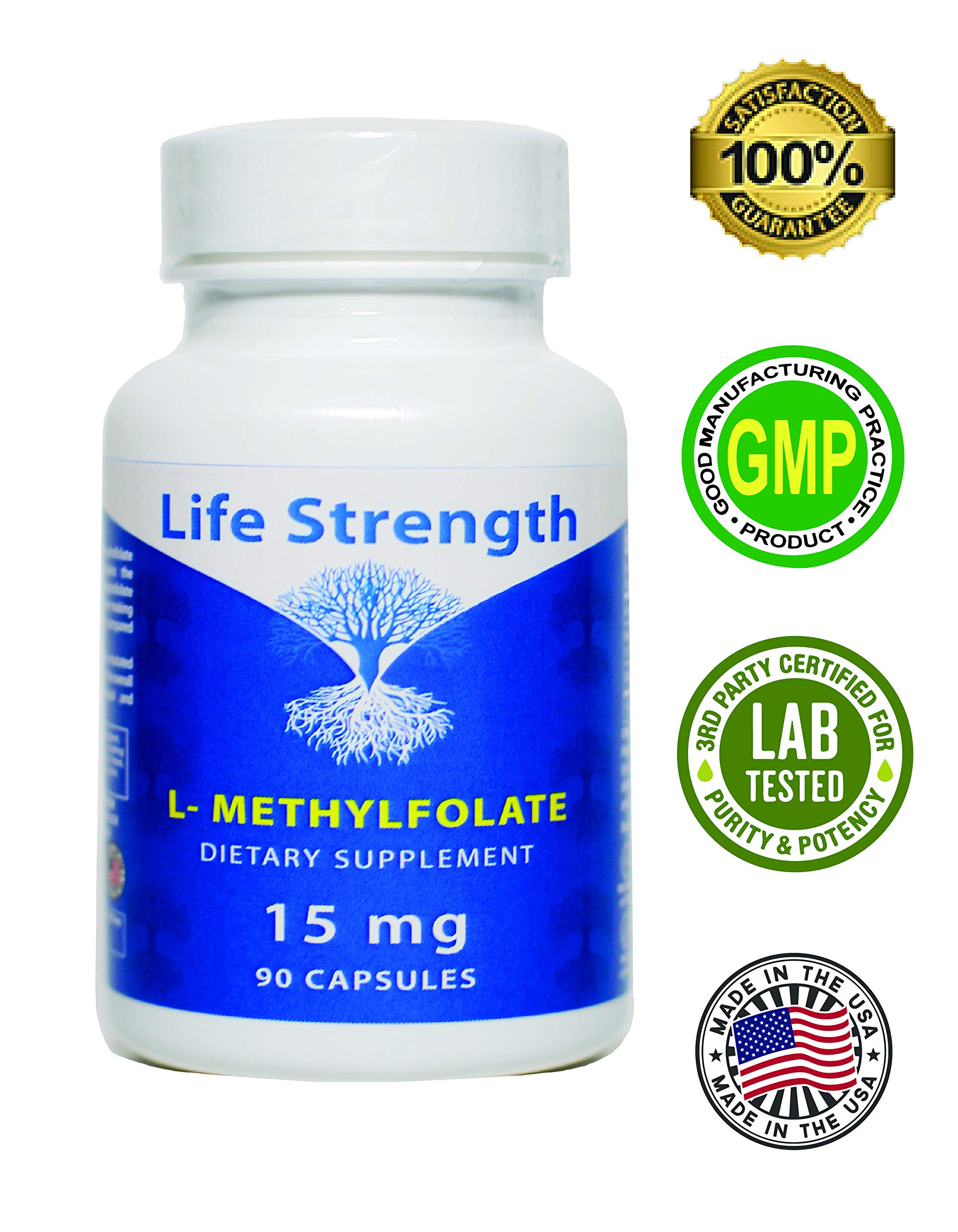 Made in USA in GMP facility text