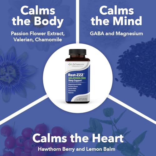 Rest-ZZZ bottle label with supplement details