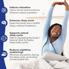 Ingredients including Valerian, Passion Flower, and Chamomile for Rest-ZZZ