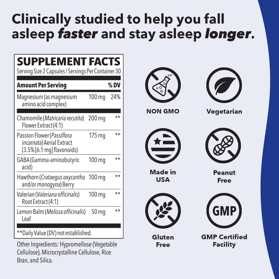 Packaging showing 60 capsules of Rest-Seasons Rest-ZZZ