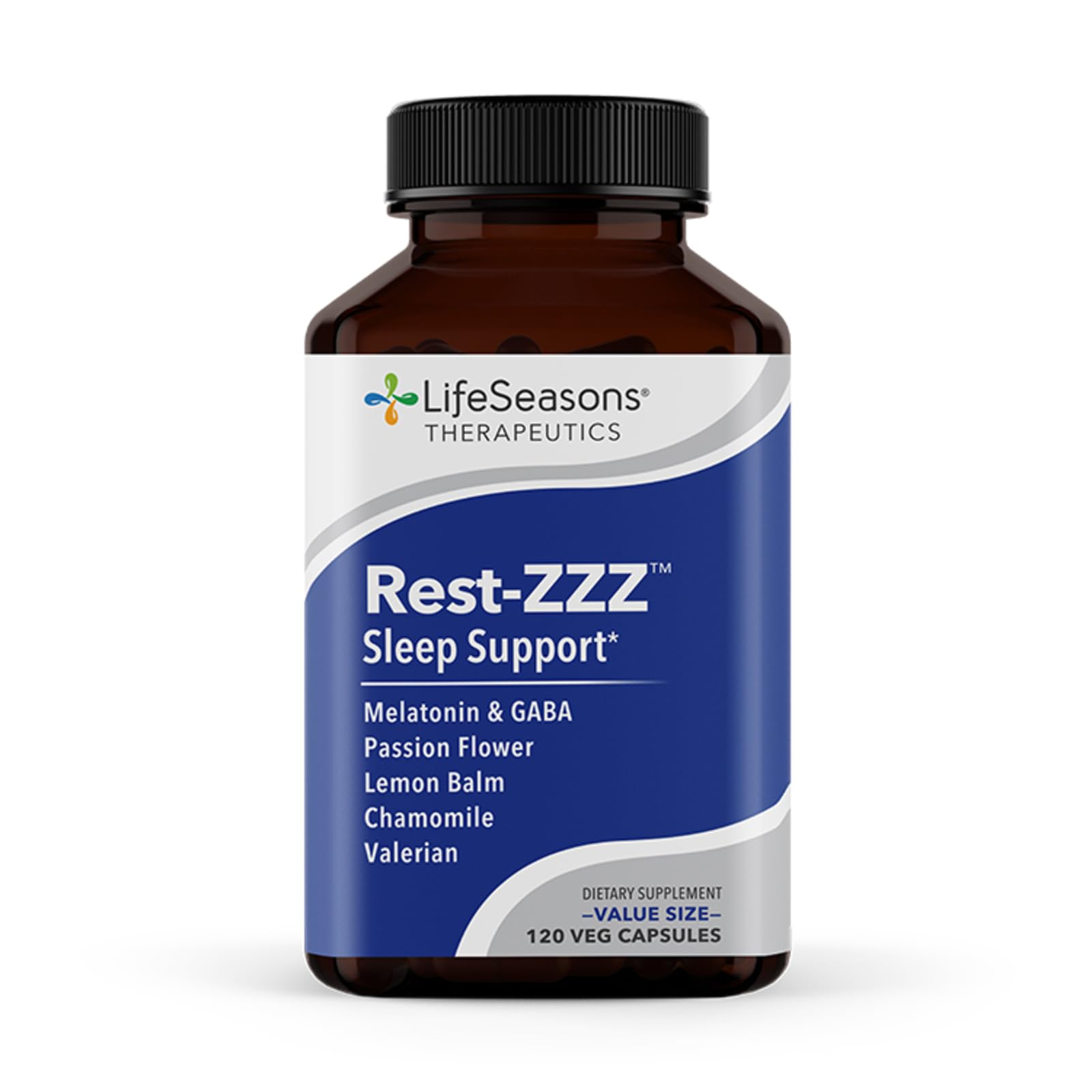 LifeSeasons Rest-ZZZ bottle and packaging