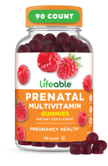 Lifeable Prenatal Berry Gummies bottle with 90 gummies