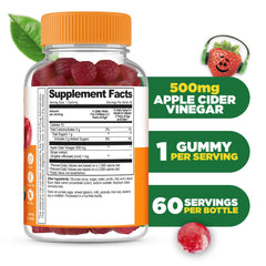 Gomitas Lifeable sabor manzana en primer plano, masticables y deliciosas.