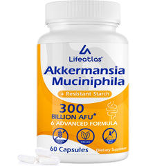 Lifeatlas GLP ONE Probiotic bottle with Akkermansia 300B AFU