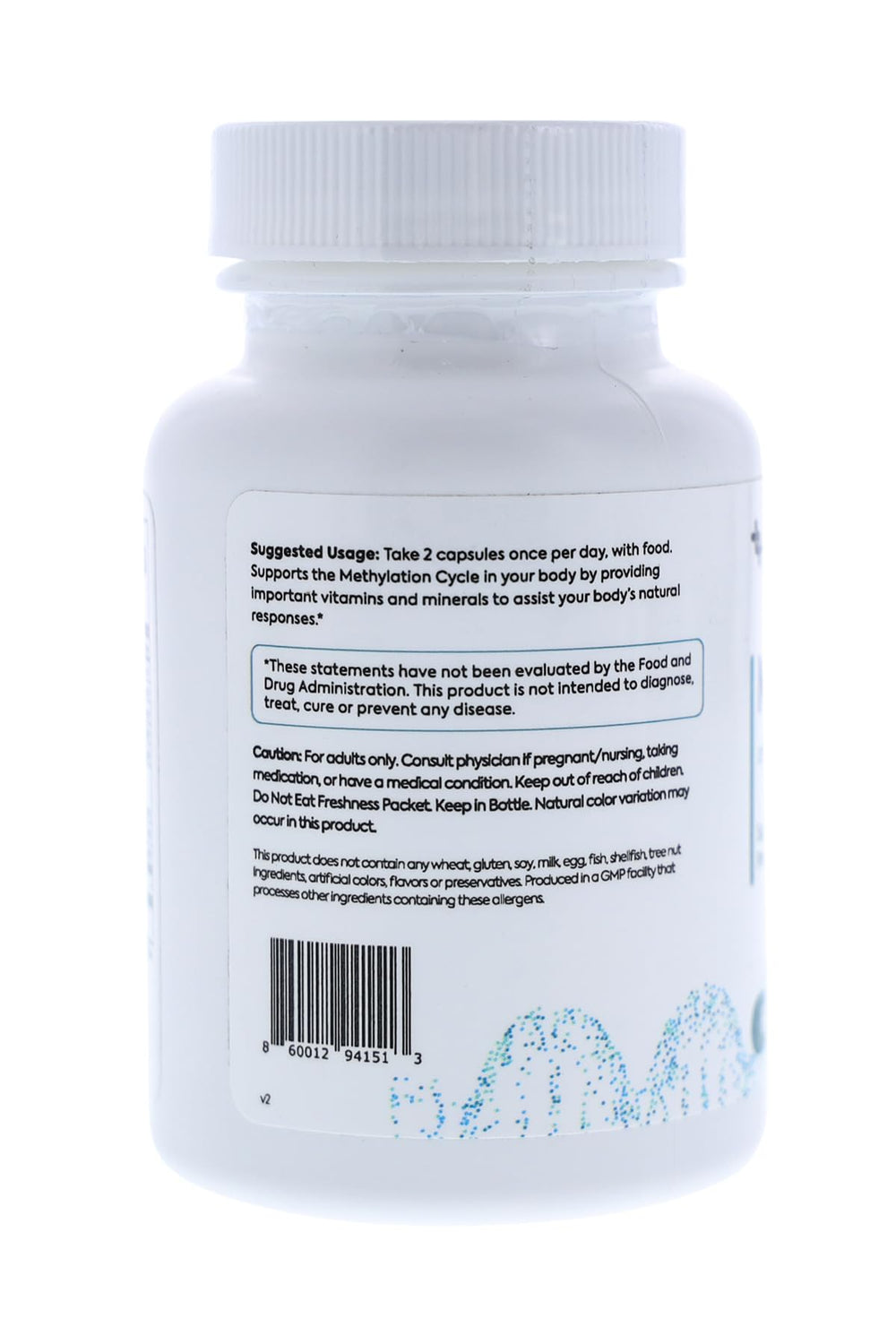 LIFEDNA methylfolate ingredients and vitamins list