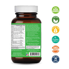 Close-up of whole foods-based multivitamin ingredients