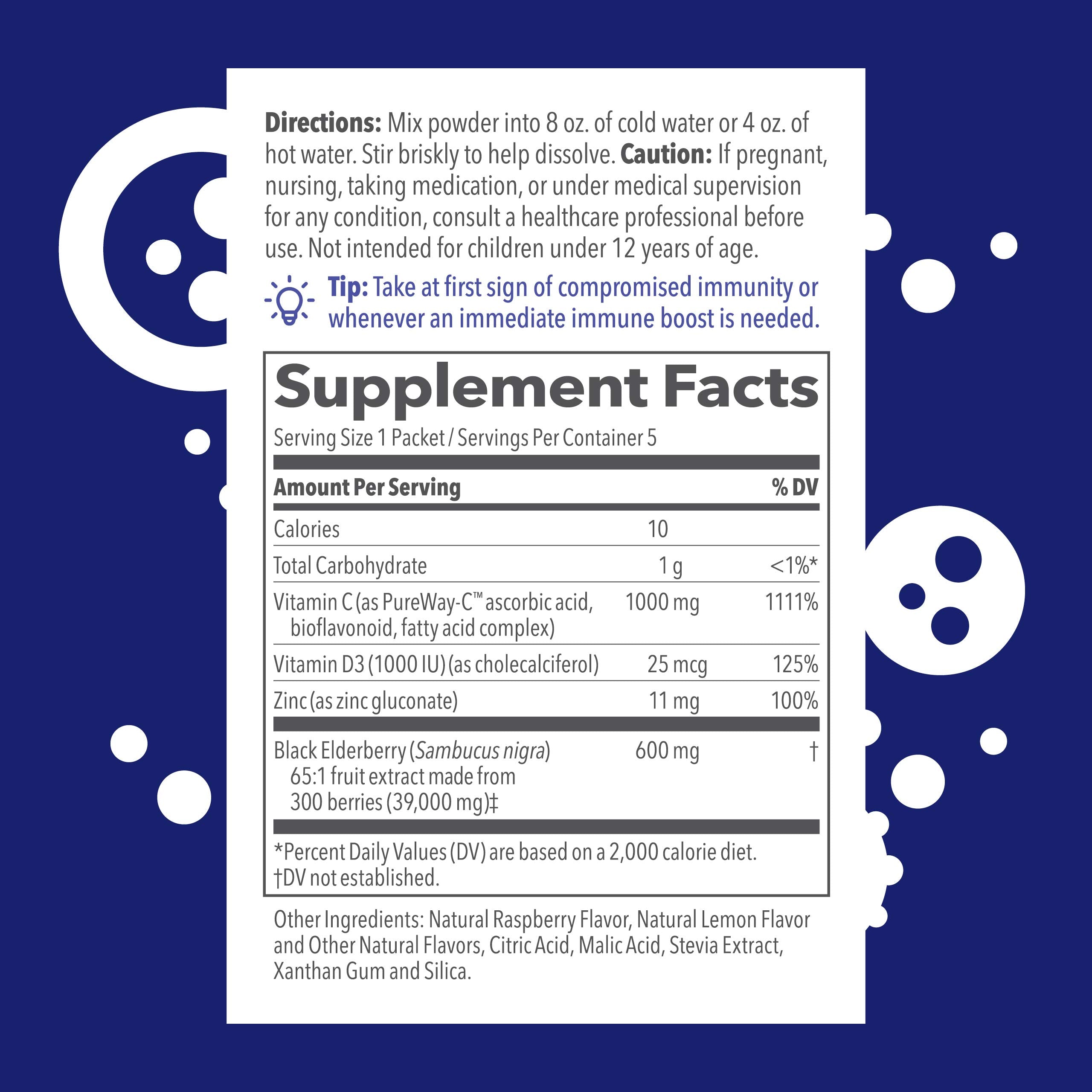 Serving suggestion hot beverage with steam