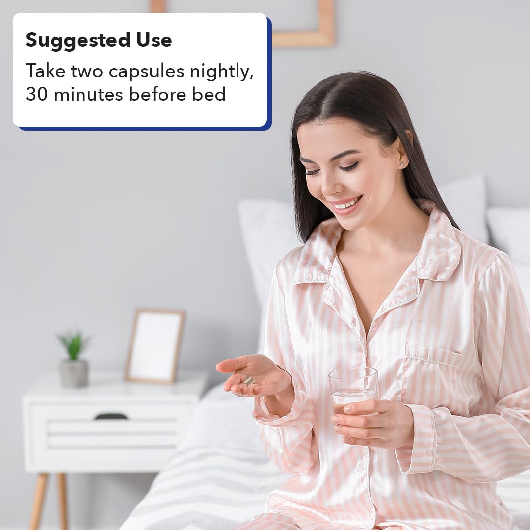 Serving two capsules 30 minutes before sleep