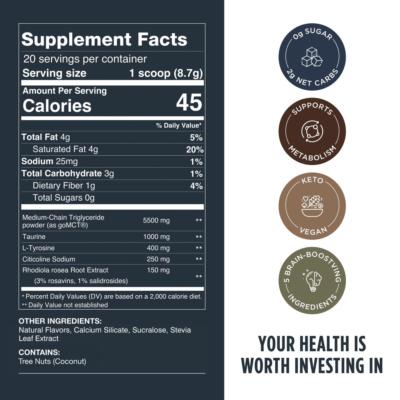 LIFESTACKS Focus vanilla pour demonstrates quick, smooth mix for mental clarity.
