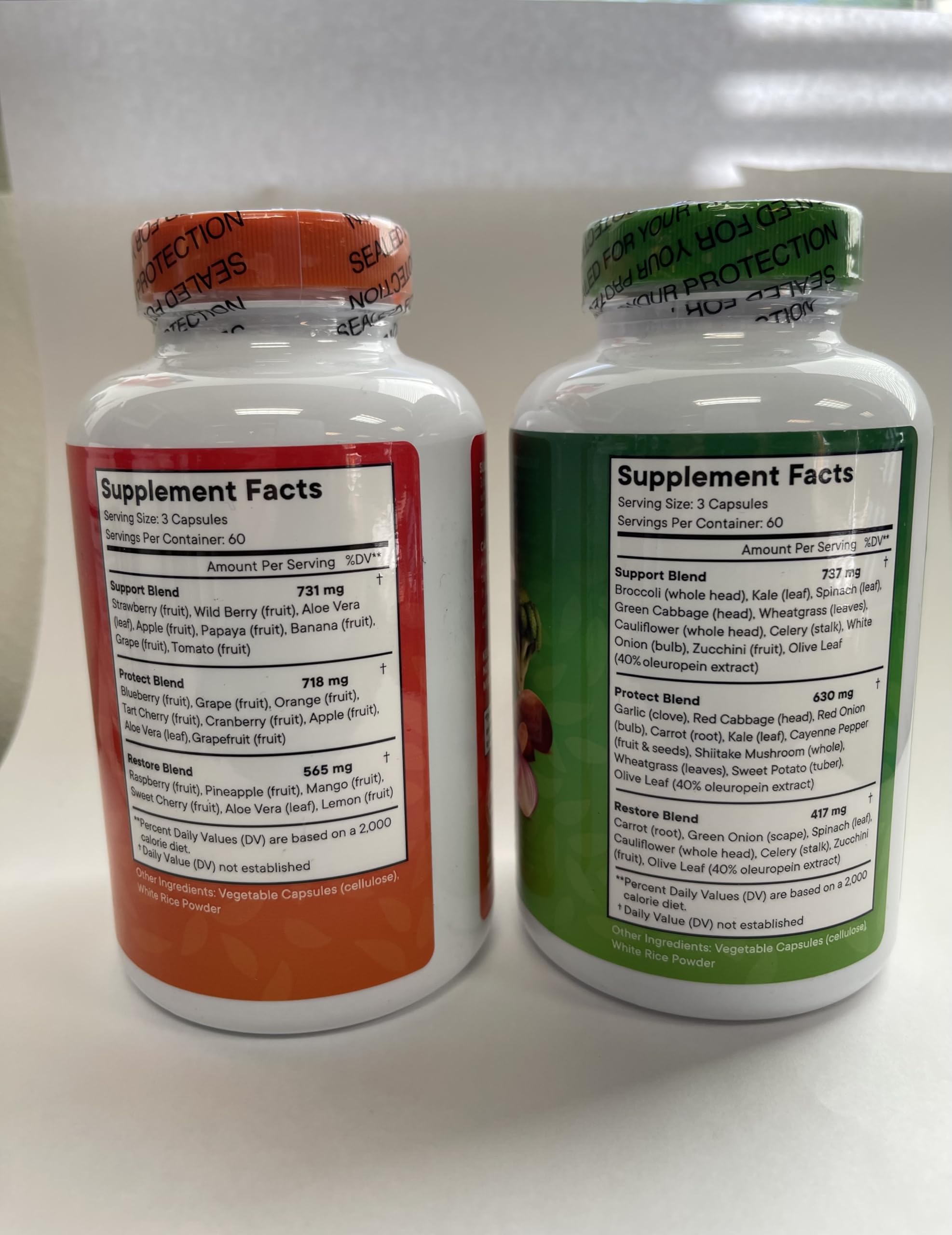Lifestyle use image showing daily supplement routine