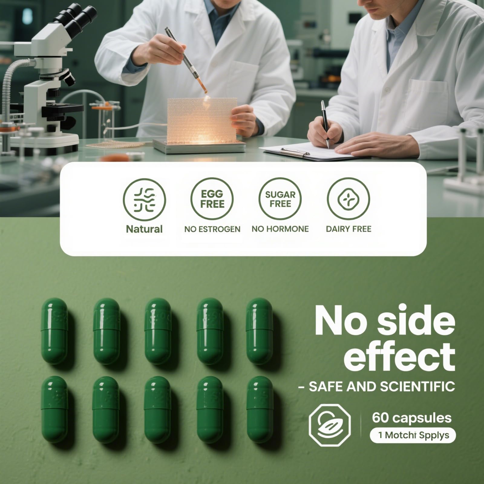 Lifestyle image of daily wellness routine including capsules