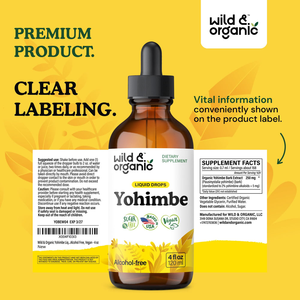 Lifestyle image of using Wild & Organic Yohimbe Drops