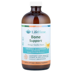 LifeTime Bone Support Orange Vanilla bottle front view