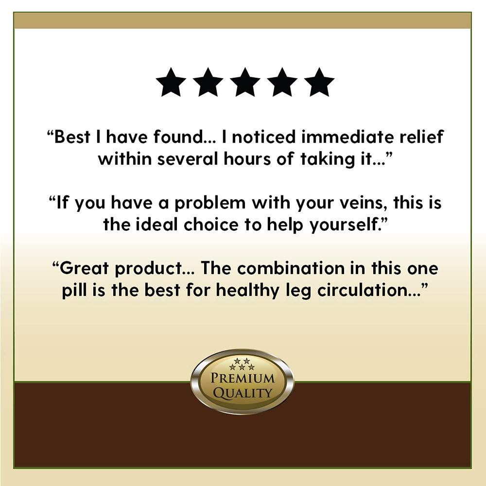 Herbal blend of butchers broom and dandelion for circulatory support