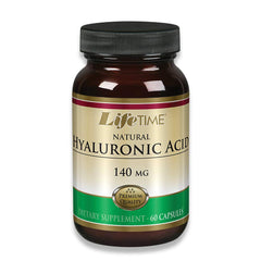 Bottle of LIFETIME Natural Hyaluronic Acid — 60 capsules
