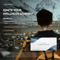 LifeWave Y-Age Carnosine Patch applied to clean dry skin