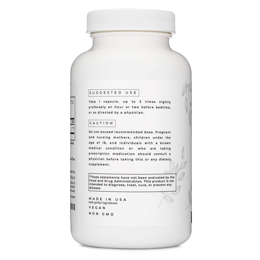 Non-GMO melatonin sleep support supplement