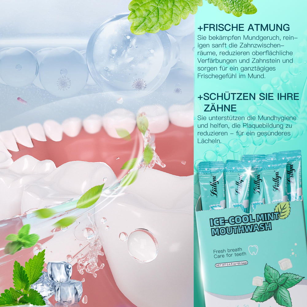 TSA-compliant travel mouthwash packets for carry-on